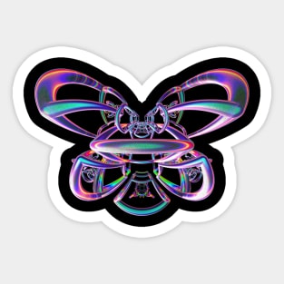 Rainbow Butterfly Sticker